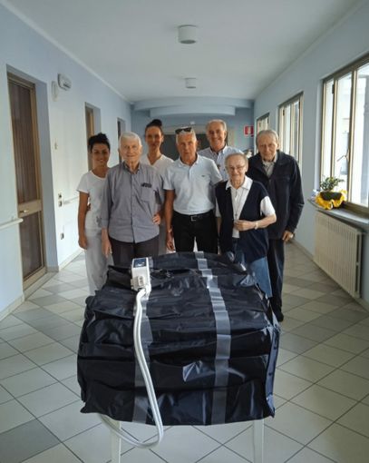 Alla Casa del Clero di Fontanelle a Cuneo, in dono un materasso antidecubito