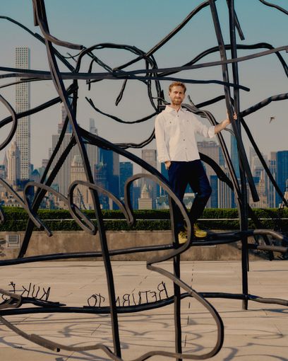 In foto l'artista Petrit Halilaj protagonista del secondo capitolo di Radis