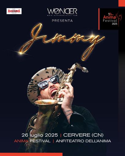 All'Anima Festival di Cervere il performer e sassofonista Jimmy Sax