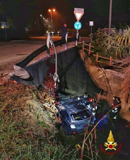 L'incidente stradale a Monticello d'Alba