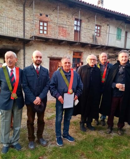 Fiorenzo Cagnin, fra i sindaci di Paroldo e Feisoglio e altri premiati