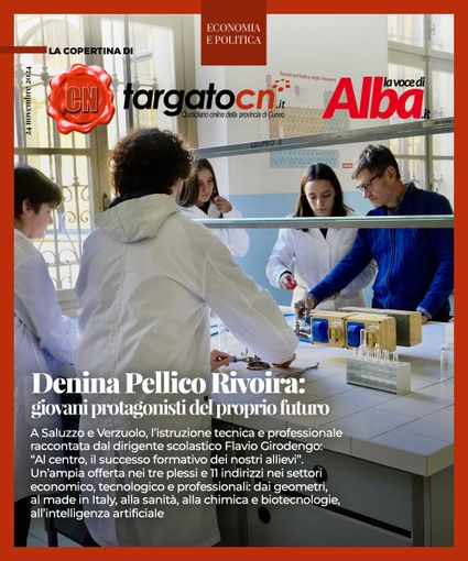 il dirigente Flavio Girodendo nel'aula di Chimica al Denina di Saluzzo - foto Paola Ravazzi il dirigente Flavio Girodendo nel'aula di Chimica al Denina di Saluzzo - foto Paola Ravazzi