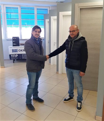 Simone Barale insieme a Mauro Oreglia Simone Barale insieme a Mauro Oreglia