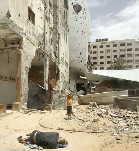 Le immagini di Martina Marchiò che testimoniano la distruzione a Gaza