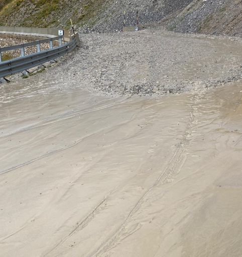 Strada Statale 21 riaperta ad Argentera dopo la frana