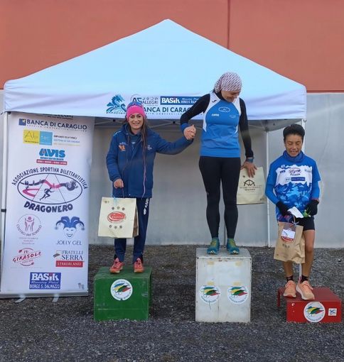 Podio SF55 del Cross del Bersaglio di Dronero