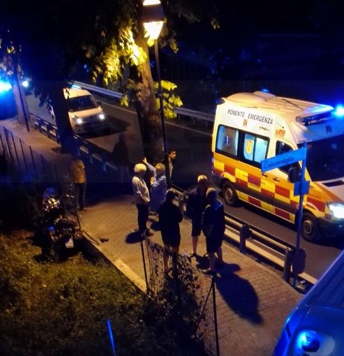 Incidente in moto sulla statale 20 del col di Tenda a Ventimiglia: feriti marito e moglie Incidente in moto sulla statale 20 del col di Tenda a Ventimiglia: feriti marito e moglie