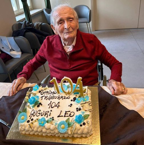 Leonardo Cappa, ha raggiunto il lusinghiero traguardo dei 104 anni lo scorso 13 aprile