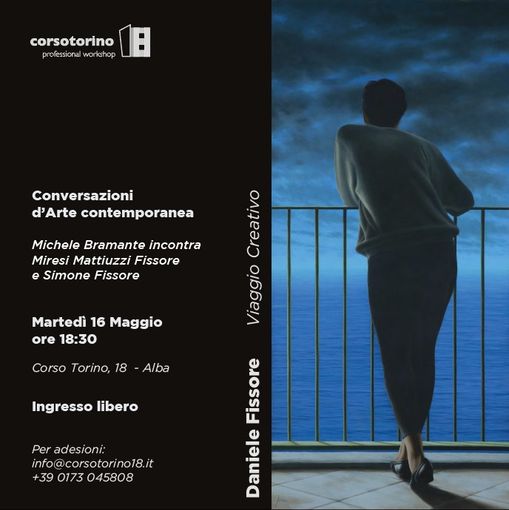 Ad Alba un incontro per parlare dell'arte di Daniele Fissore