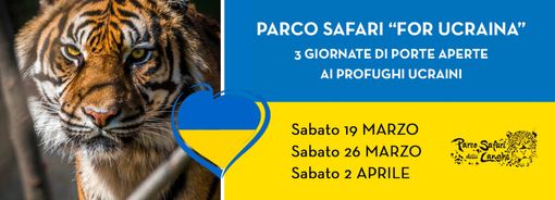 Tre giornate di porte aperte per i profughi ucraini al Parco Safari delle Langhe