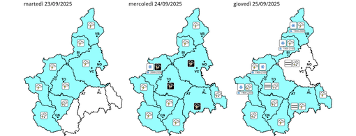 Ancora allerta sulle valli Belbo e Bormida. Domani temporali moderati o forti su rilievi sudoccidentali e pianure