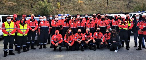 I volontari dell'Associazione Nazionale Carabinieri