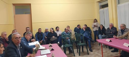 Un'immagine della seduta in frazione S.Giuseppe