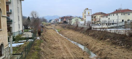 Lavori sul torrente Cherasca Lavori sul torrente Cherasca