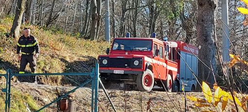 Foto da pagina facebook Squadra AIB e PC di Bagnolo Piemonte ODV