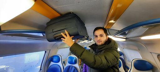 Sui convogli teoricamente destinati all'aeroporto mancano gli spazi dove alloggiare eventuali valigie
