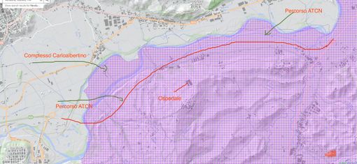 Il percorso dell'Asti-Cuneo all'interno della "buffer zone" Unesco