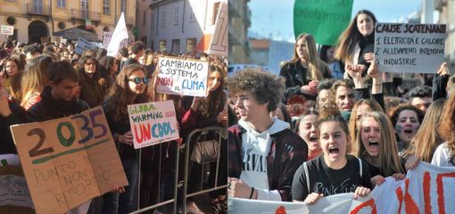 Le manifestazioni di Alba e Cuneo Le manifestazioni di Alba e Cuneo