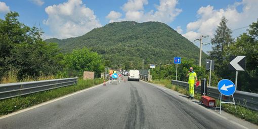Ponte dell'Olla a Gaiola, senso unico alternato per rilievo dei sottoservizi. Ripristino della viabilità stimato entro la fine della mattinata