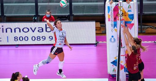 Alice Degradi in azione nella prima giornata di campionato (credit Danilo Ninotto)