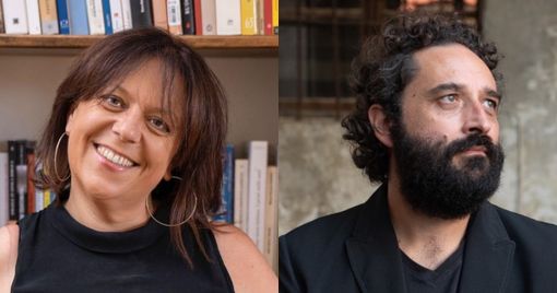 La divulgatrice Maria Teresa Milano e il polistrumentista Luca Pellegrino La divulgatrice Maria Teresa Milano e il polistrumentista Luca Pellegrino