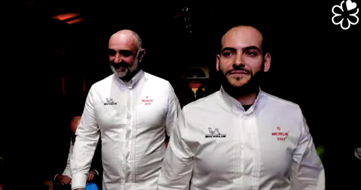 I due chef Fabio Ingallinera e Maurizio Macario del ristorante Il Nazionale ritirano la loro prima stella Michelin I due chef Fabio Ingallinera e Maurizio Macario del ristorante Il Nazionale ritirano la loro prima stella Michelin