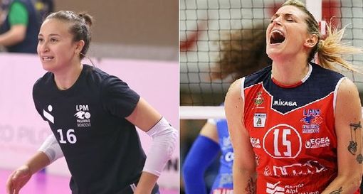 il libero della Lpm Agata Tellone (ph. Peirone) e Sofia Rebora in una foto di repertorio (ph. Silvestri) il libero della Lpm Agata Tellone (ph. Peirone) e Sofia Rebora in una foto di repertorio (ph. Silvestri)