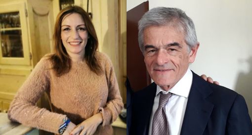 Lucia Borgonzoni e Sergio Chiamparino (foto tratte dai rispettivi profili Facebook)