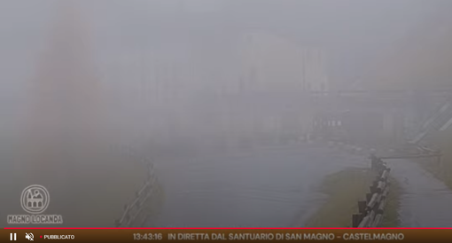 Immagine estratta dalla diretta su i-gate.it dal Santuario di Castelmagno Immagine estratta dalla diretta su i-gate.it dal Santuario di Castelmagno