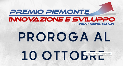 Chiuso il bando nazionale per l'iscrizione al Premio Piemonte Innovazione e Sviluppo Next Generation 2024