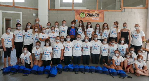 Nuoto sincronizzato: la stella Linda Cerruti a Piasco con le ragazze della Hydro Sport