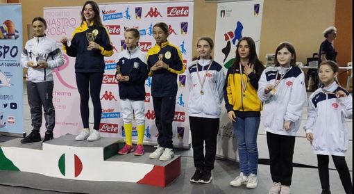 Scherma: tutti a podio gli atleti di Cuneo impegnati a Novarello
