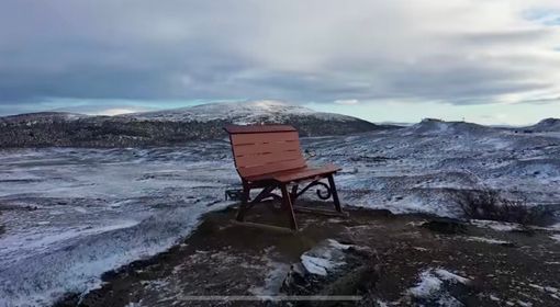 Dalle vigne di Clavesana alla neve della Svezia: prima Big Bench a Tänndalen