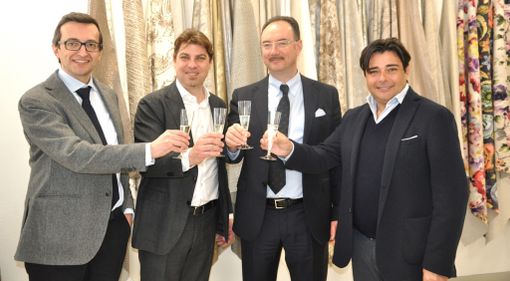 Da sinistra Giuseppe Lano, Giuseppe Miroglio, Luca Drocco e Giuseppe Bernocco