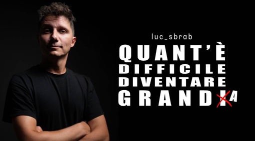 Si va verso il sold out per lo spettacolo di Luca Sbrab al Cinema Portici di Fossano