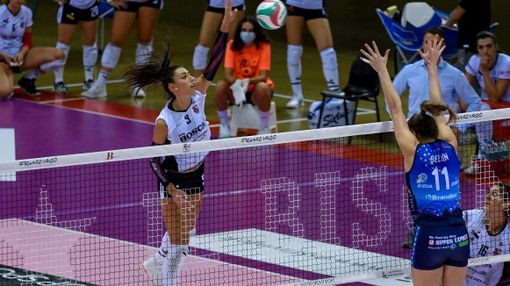 Olga Strantzali ha messo a segno 14 punti nel vittorioso match del Mandela Forum (credit Danilo Ninotto) Olga Strantzali ha messo a segno 14 punti nel vittorioso match del Mandela Forum (credit Danilo Ninotto)