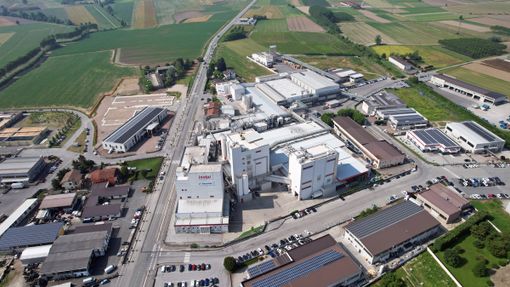 Il complesso produttivo di Inalpi a Moretta Il complesso produttivo di Inalpi a Moretta