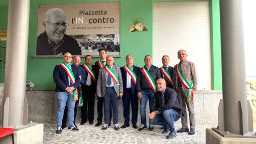 Alcune immagini della cerimonia tenuta ieri nel centro della Valle Belbo