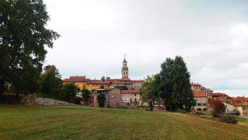 Scorcio medievale di Saluzzo e il parco Vigna Ariaudo
