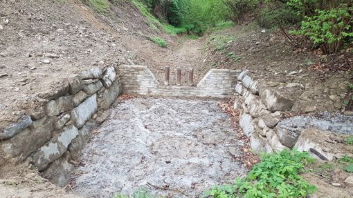 Foto particolari degli interventi su strada Cossanetto.