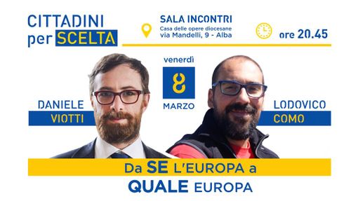La locandina della prima serata del ciclo di incontri “Cittadini per scelta – Verso le elezioni europee” La locandina della prima serata del ciclo di incontri “Cittadini per scelta – Verso le elezioni europee”