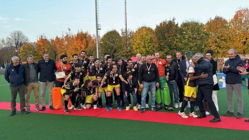 La squadra maschile di Bra vincitrice della Coppa Italia