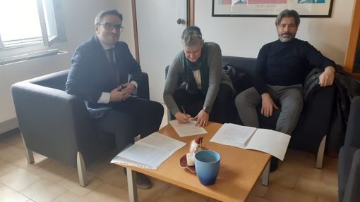 Il momento della firma della convenzione