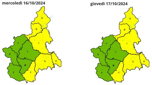 Continuano i temporali su Piemonte est e sud: Arpa conferma l’allerta gialla e la estende alla giornata di domani Continuano i temporali su Piemonte est e sud: Arpa conferma l’allerta gialla e la estende alla giornata di domani