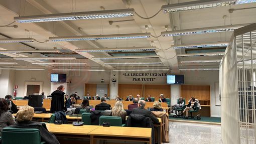 L'avvocato Dario Bolognesi, legale di Mario Roggero, durante l'arringa difensiva