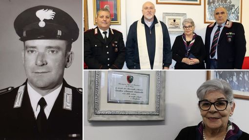 Fu carabiniere ad Albenga: una targa ricorda il maresciallo di Neive Armando Cantarella