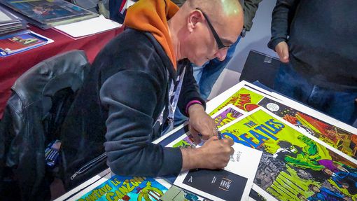 In foto l'artista  Larry Camarda