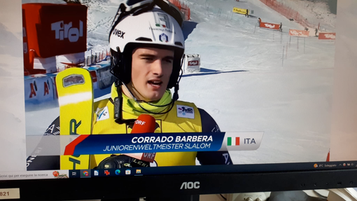 Il cuneese Corrado Barbera è campione del Mondo Junior di Slalom Il cuneese Corrado Barbera è campione del Mondo Junior di Slalom
