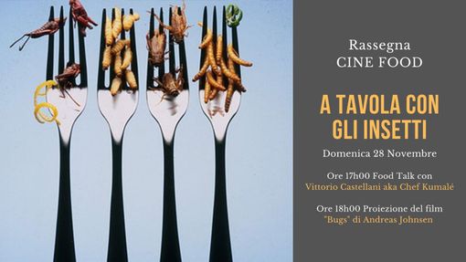 Entomofagia: a tavola con gli insetti e Chef Kumalè