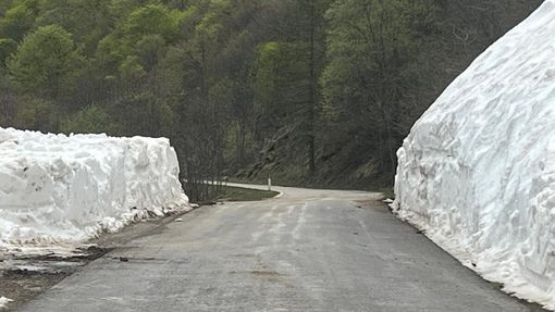 Immagine di archivio strada per Terme di Valdieri